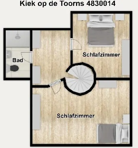 公寓 Haus Moewennest Kiek Op De Toorns *